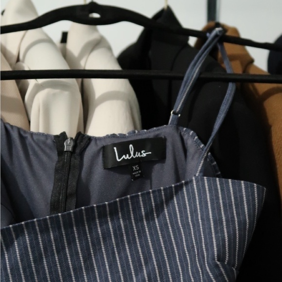 Pinstripe Romper - Picture 5 of 5